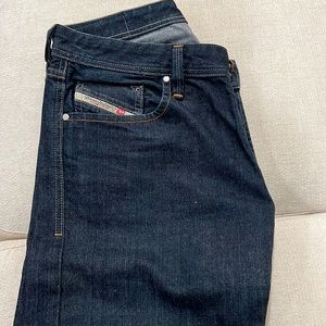 Diesel Larkee Jeans. Dark Blue premium denim.
